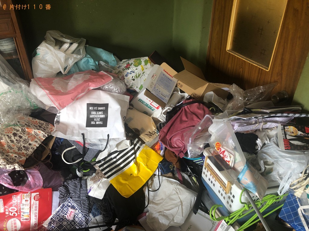 【下関市】家財道具一式、一般ごみ等の回収・処分ご依頼　お客様の声